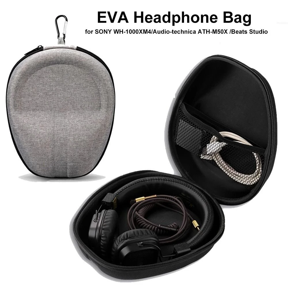 EVA Твърд Корпус, устойчив на удари Калъф За слушалки Sony WH-1000XM4 Audio Technica ATH-M50X Beats Studio, Калъф За слушалки JBL, Чанта За съхранение