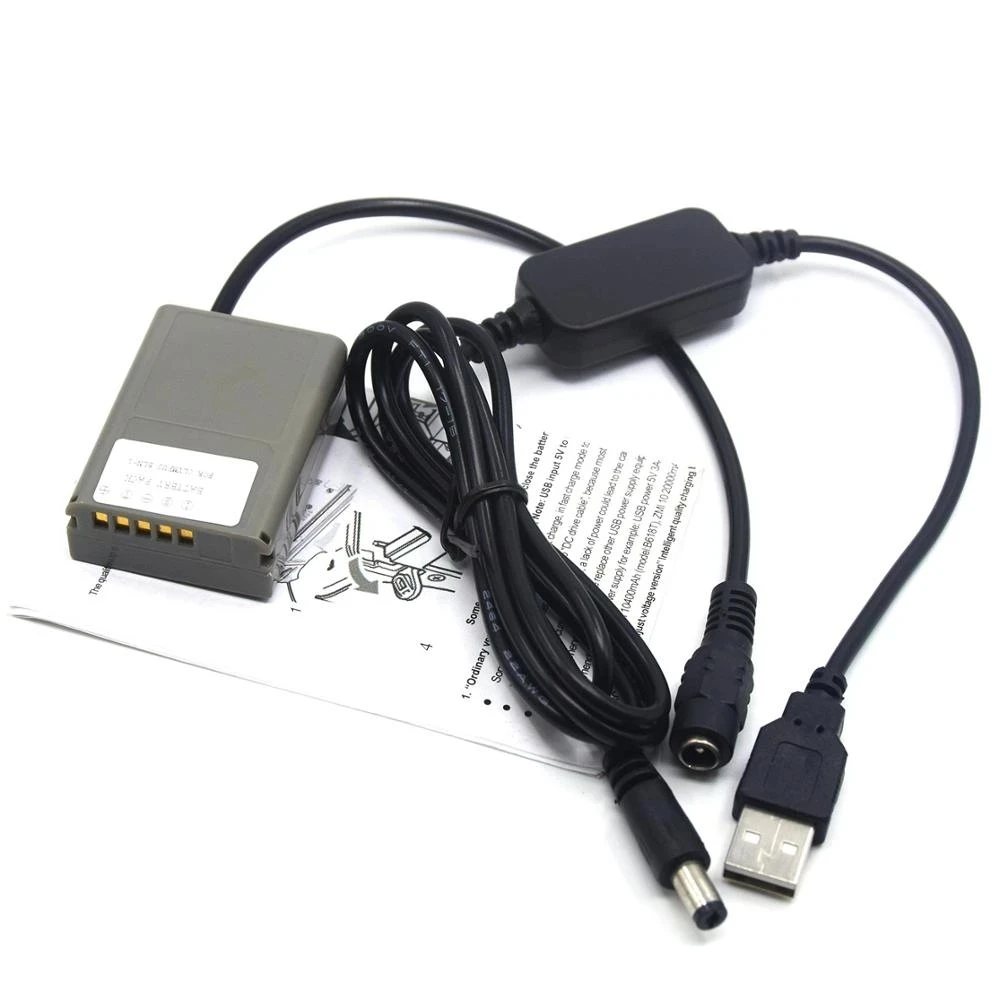 Захранващ Блок 5 В USB Кабел-Адаптер + PS-BLN1 BLN-1 Фиктивен Батерия За фотоапарат Olympus OM-D E-M5 II 2 E-M1 PEN E-P5