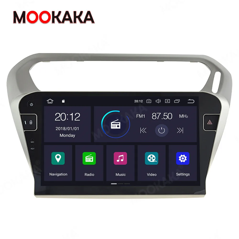 Android 11,0 4 + 128 GB Автомобилното Радио Carplay За Peugeot 301 2013-2016 Сензорен Екран Авторадио DSP DVD Мултимедиен Плейър GPS Навигация