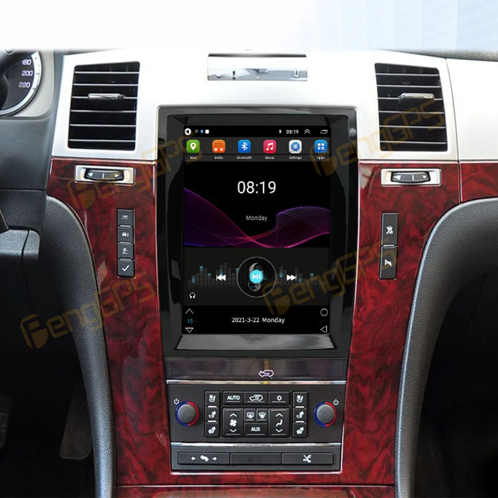 6 + 128 Г Android 11 DSP Carplay За Cadillac/Escalade/Seville sls GPS Навигационна Лента Стерео Радио Авто Мултимедиен Плейър Главното Устройство