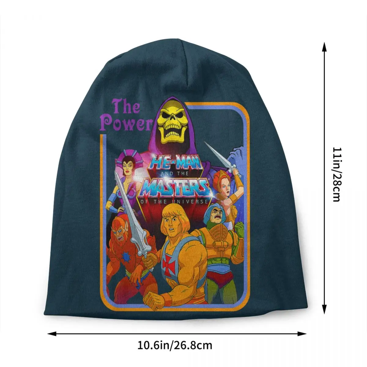 Реколта He-Man Masters Of The Universe The Power Skullies Шапки-Те Crochet Шапки За Възрастни 80-те Skeletonor She-Ra Beast Bonnet Шапки