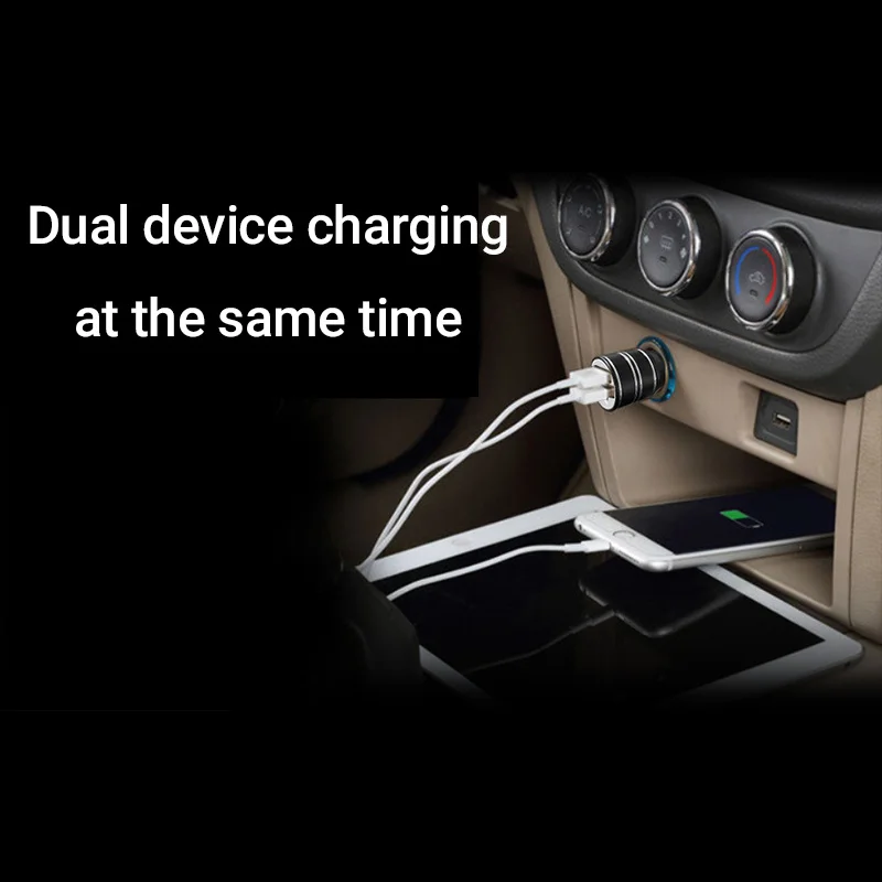 Зарядно Устройство E-ACE 2.1/1A С Два Порта USB Универсално Зарядно Устройство За Бързо Зареждане на iPhone Huawei Samsung Xiaomi, Преносими USB Зарядни Устройства