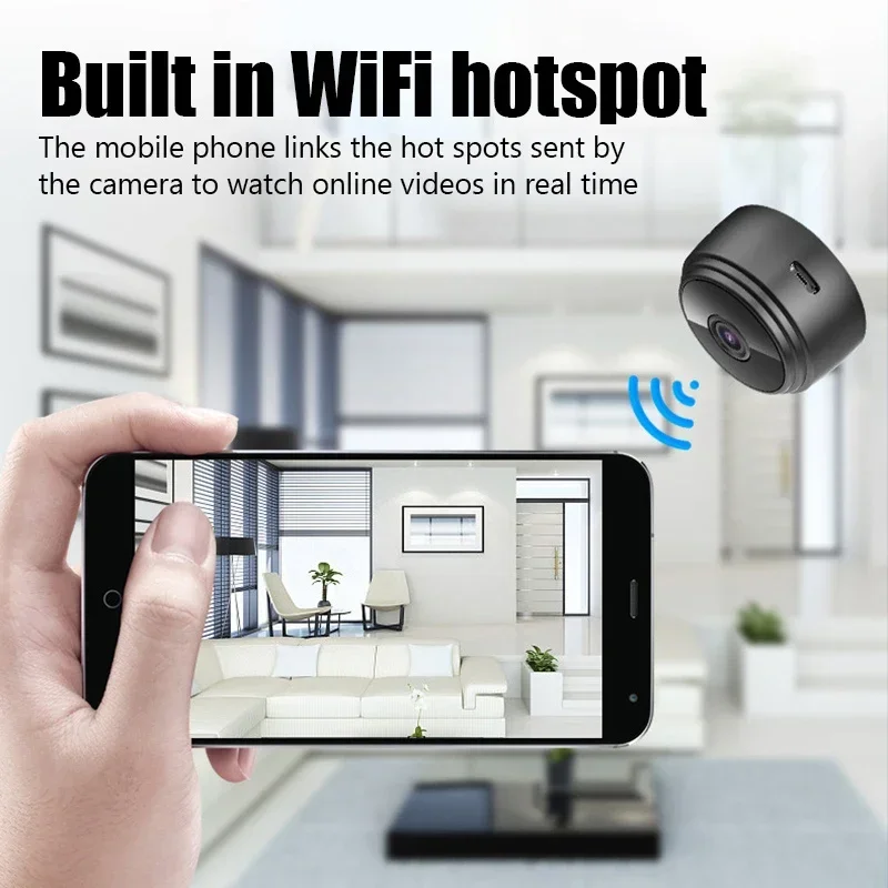 НОВА Камера за видеонаблюдение Wi-Fi, Аудио за дома, Безжична Камера HD 1080P, Камера за видеонаблюдение, IP монитор Wi-Fi
