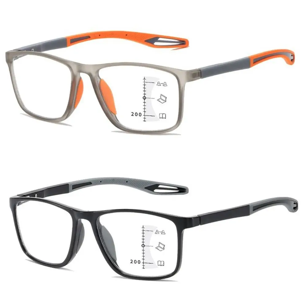 Мъже, Жени Прогресивно мультифокальные ультралегкие очила в проста рамка, очила за далекогледство, Спортни очила за четене със защита от синя светлина