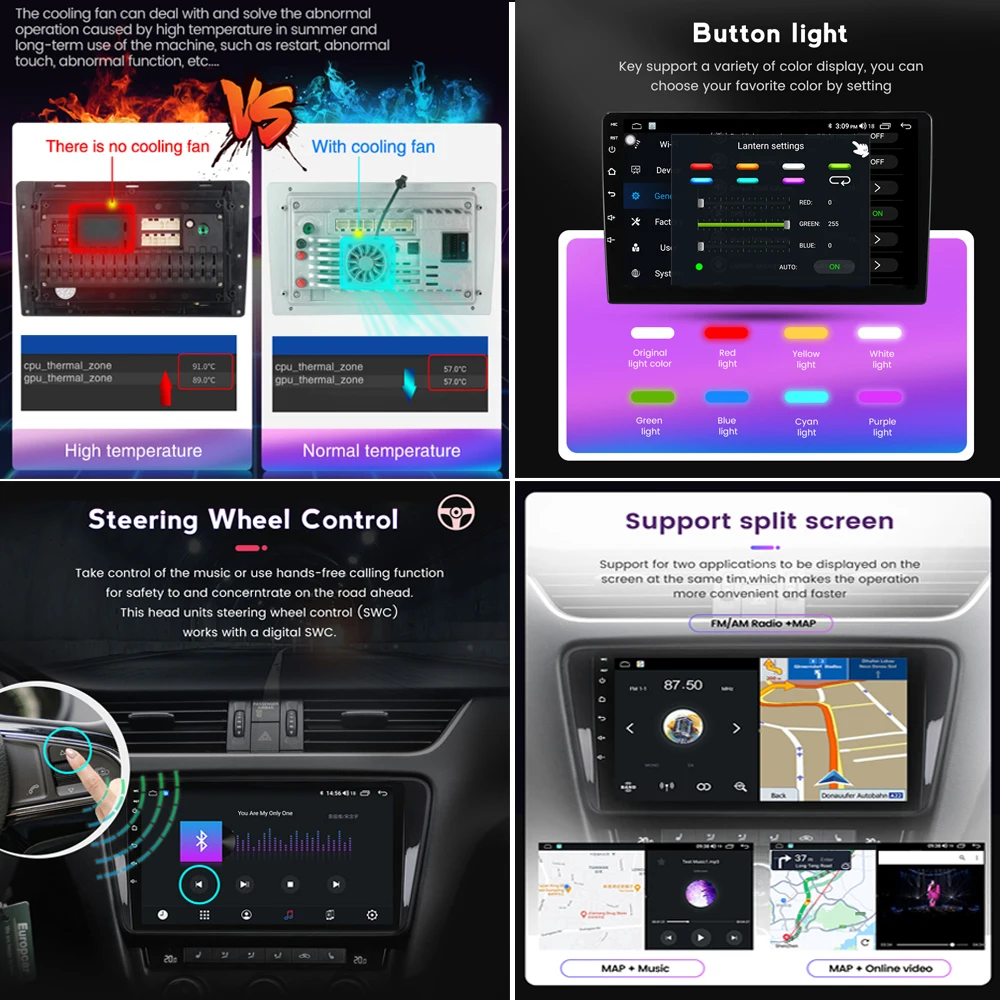 Авто Dvd Android За Toyota Raize 1 2019-2023 За Daihatsu Rocky 2 2019-2021 RHD Авторадио Стерео Мултимедиен плейър GPS 2din