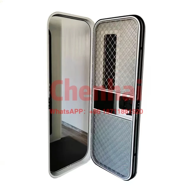 Китайската фабрика на едро, продажба на алуминиев профил intelligent lock RV trailer caravan door с врата вкара