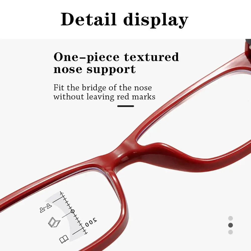 Модни реколта рамки за защита на окото от синя светлина, Ультралегкие очила за четене, прогресивно мультифокальные очила