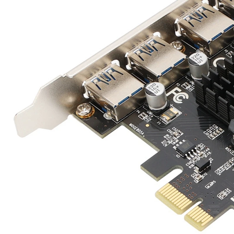 4 Порта USB 3.0 PCI Express Card USB 3.0 PCI-E Карта за разширяване на PCIE КЪМ USB 3.0 Карта-Адаптер За PCIE 1X 4X, 8X 16X Слота