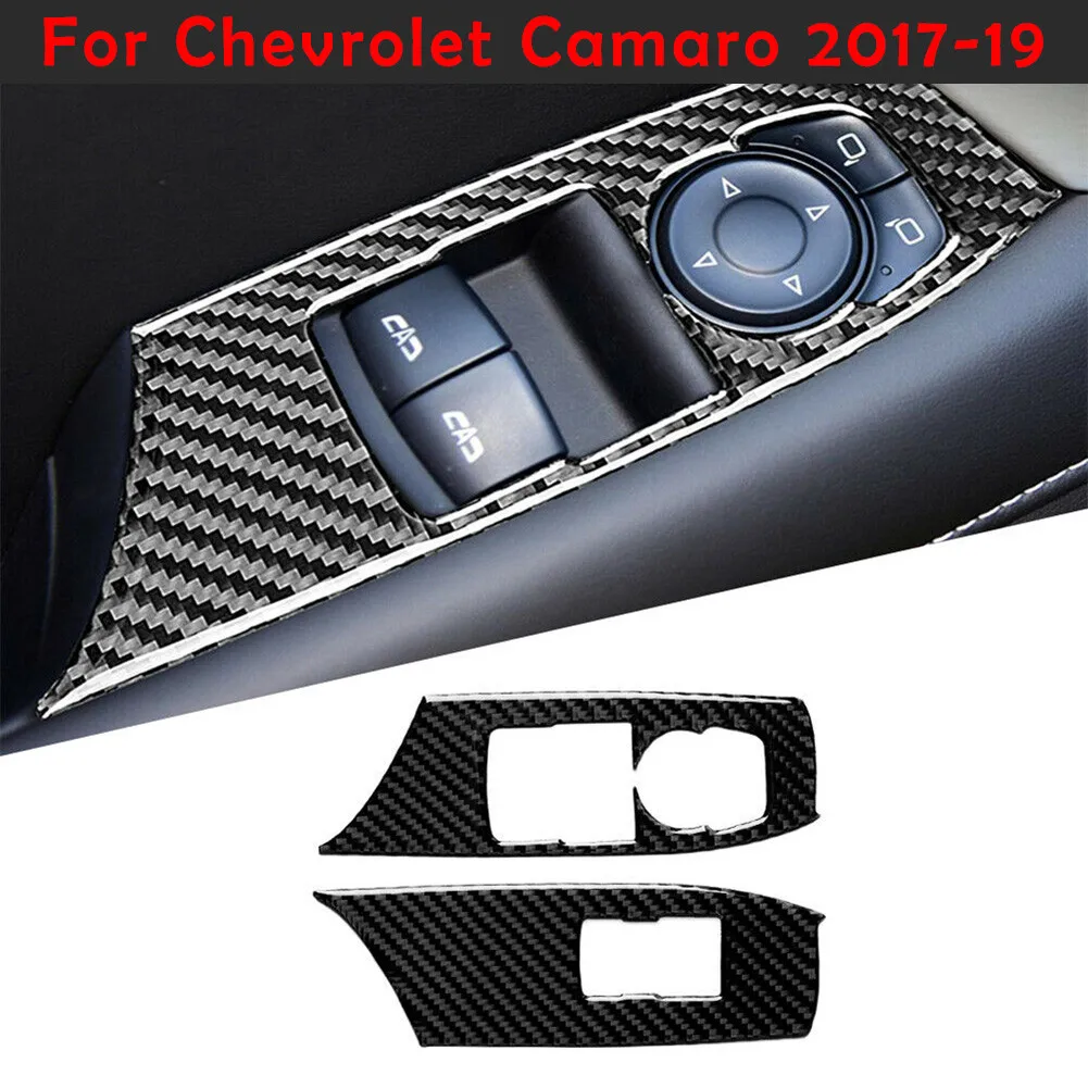 Декоративни панел подемни ключа от въглеродни влакна за Chevrolet Camaro 2017-19 Декоративни стикери от карбон