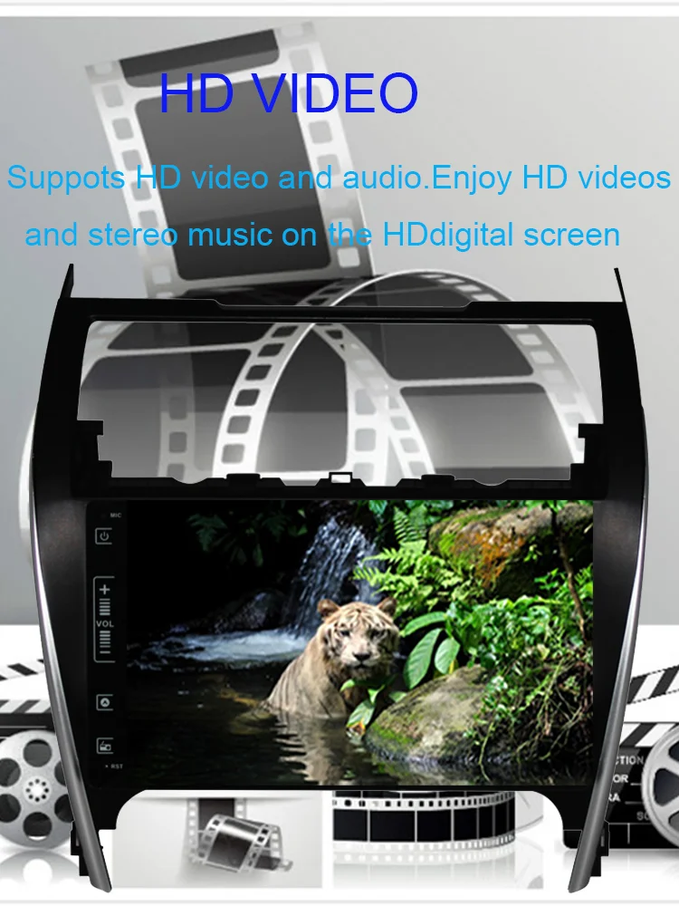 Автомобилен GPS навигатор Android 4 + GB 64 GB, мултимедиен DVD-плейър за Toyota Camry 2012-2014, европейско-американското автомагнитоло, стерео уредба