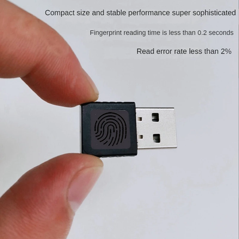 3X Модул, четец за пръстови отпечатъци Mini USB четец за пръстови отпечатъци, USB за Windows 10 11 Здравейте, биометрични ключ за безопасност