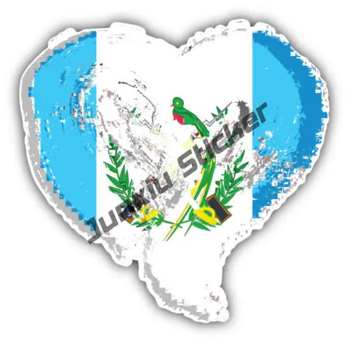 Стикер с Гватемала, Код на страната Гватемала, Стикер с флага GCA, Знак на Победата, Щит, Герб, Марка за пътуване, Автомобилни Аксесоари, Декорации