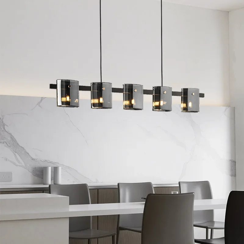Постмодернистская ресторанная led полилей, а просто светлина луксозно украшение от кристал Nordic indoor bar Осветление, полилеи Zhongdao
