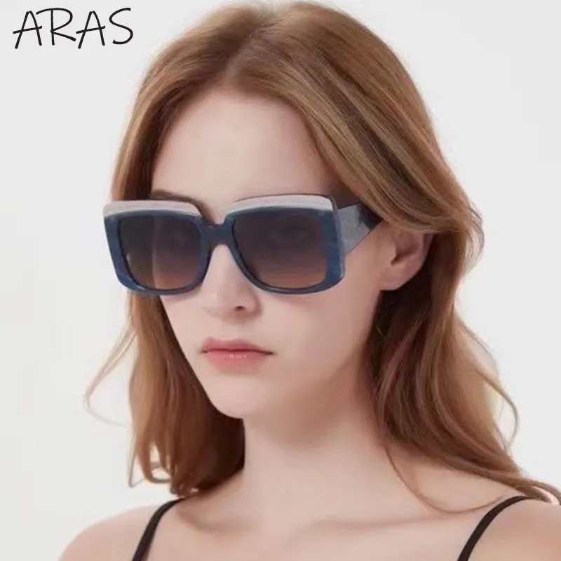 Луксозни Квадратни Слънчеви очила За жени, марка 2023, Дизайнерска мода, Извънгабаритни Правоъгълни Слънчеви Очила, Мъжки нюанси, Vintage Слънчеви очила в голяма рамка.