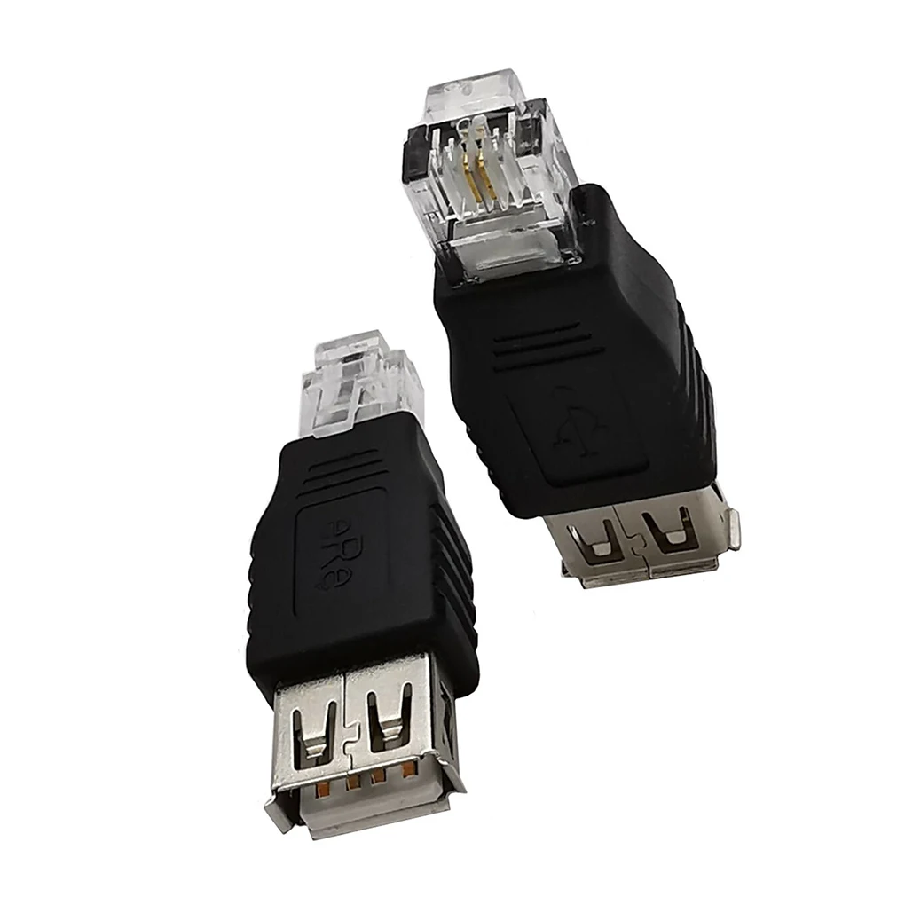 2/3/5 Издръжлив и лесен конектор RJ11 за свързване към USB Лесни за инсталиране материали USB 2 0 USB Конектор за свързване към RJ11