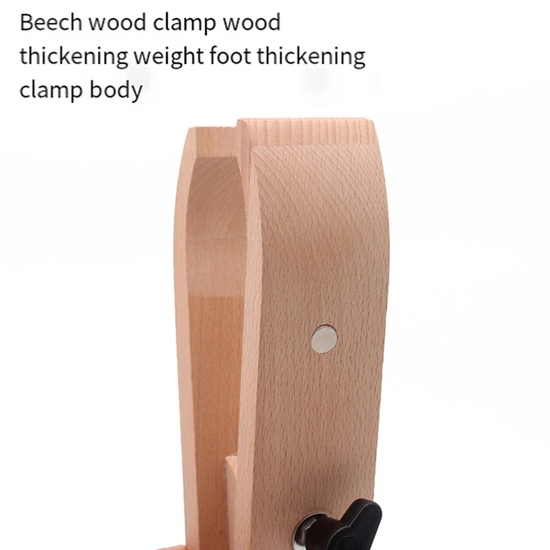 Дървена скоба ръчно изработени, Регулируем зажимная плот, Въртяща се Сгъваема рамка за определяне шев на кожа, Здрава, лесна инсталация