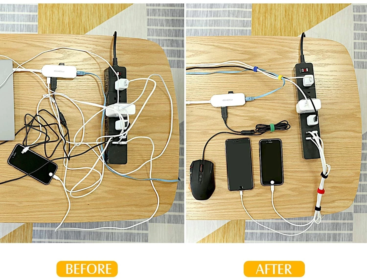 5ШТ/1БР Кабел органайзер Скоба за навиване на кабели Притежателя слушалки за Управление на кабел, мишка USB Зарядно устройство Протектор за iPhone Samsung Xiaomi
