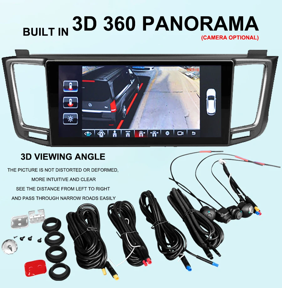 За Toyota RAV4 2015 2016 2013 2014 2Din Главното Устройство на Автомобила Радио Сензорен Екран на Android 13 Всички В Един Мултимедиен Плейър GPS Carplay