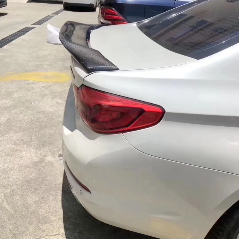 за BMW new 5 Series G30 спойлер 2018 2019 година гланцово задно крило от въглеродни влакна, спойлер в стил R, аксесоари за 4 врати
