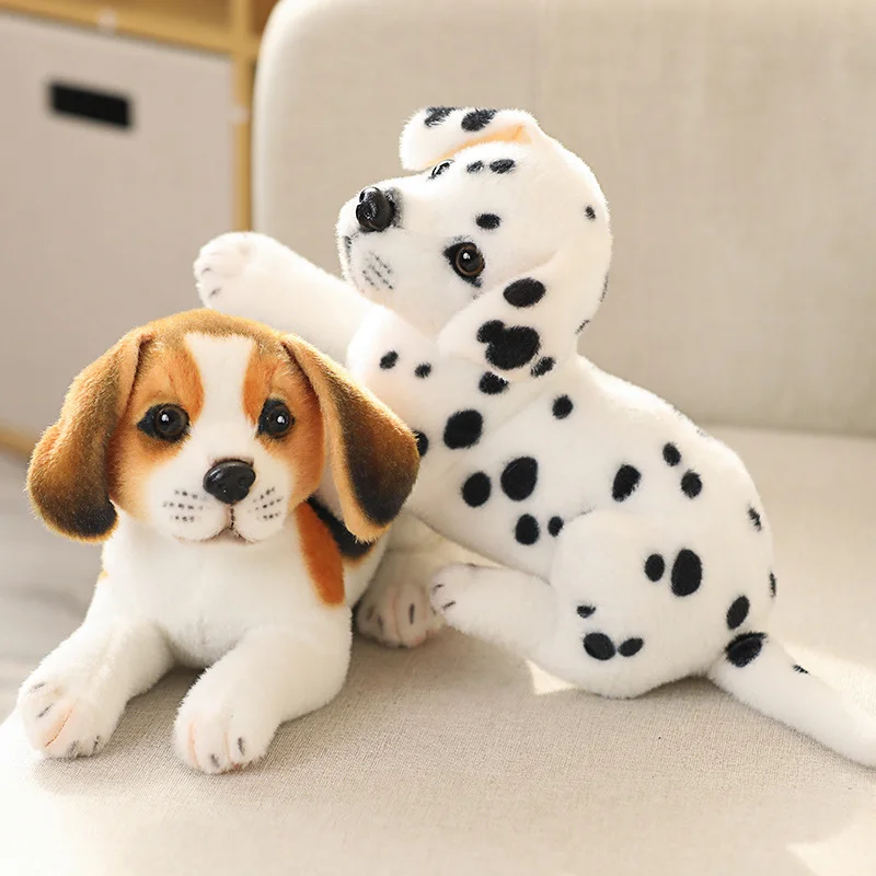 1бр 32 СМ Kawai Моделиране Кучета Плюшен Играчка е Прекрасен Хъски Далмация Акита шар пей Пелуче Меки Детски Кукли Подаръци За Рожден Ден