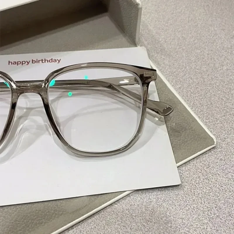 Модни маслинено-зелени Квадратни очила от късогледство 2023 г. на жените и мъжете в свръхлеки рамка от КОМПЮТЪР със защита от синя светлина, Очила с рецепта от лекар
