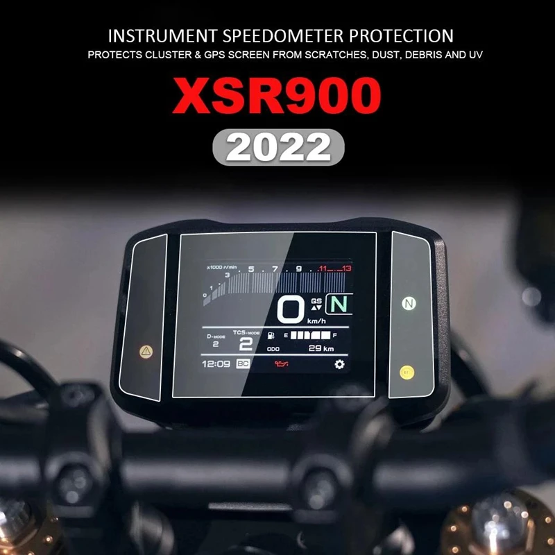 2 Комплекта Мотоциклетизъм Фолио За Защита От Надраскване, Аксесоари За Защита на Екрана Yamaha XSR900 2022