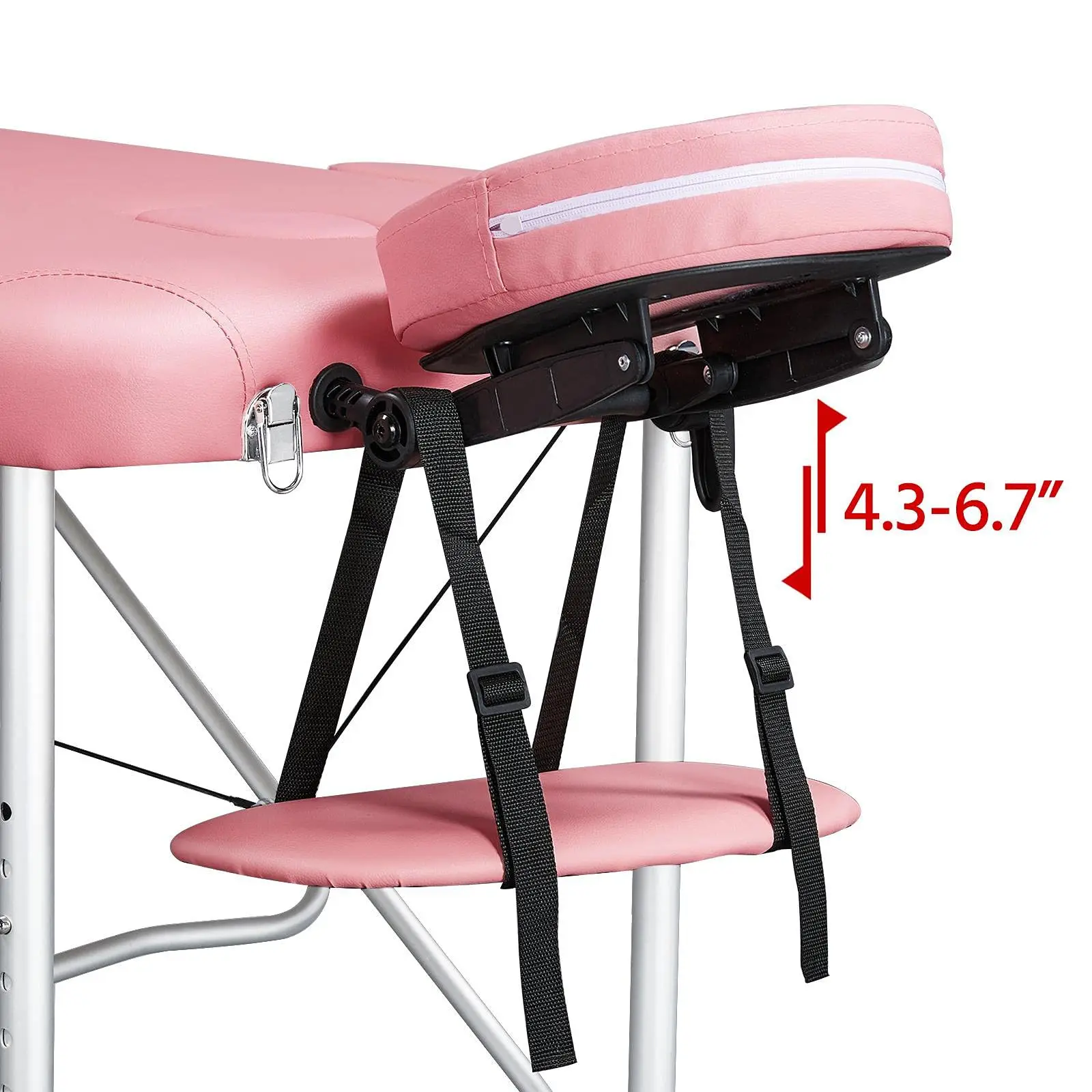 Сгъваема масажна легло от алуминиева сплав, преносима козметична легло, козметично стол, продажба на едро на аксесоари за коса, производители и доставчици на
