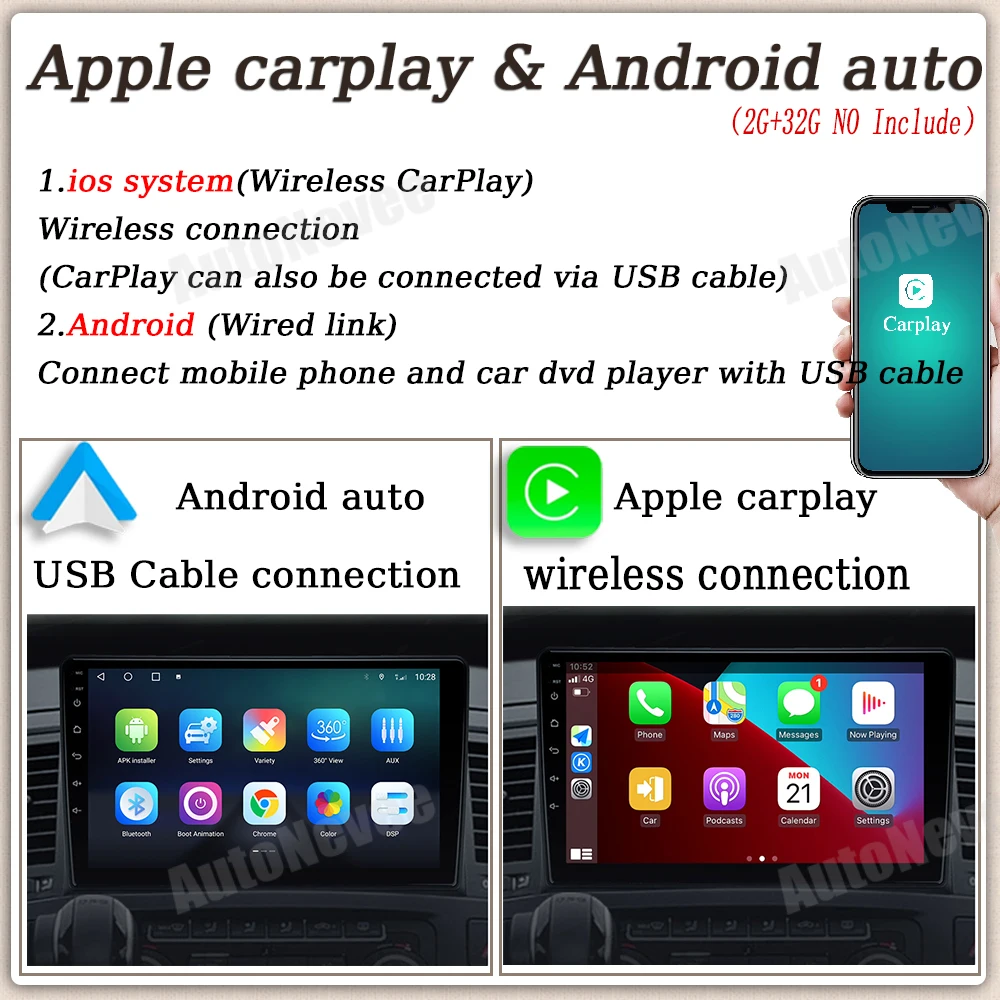 Автомагнитола Qualcomm Carplay Android за Toyota Corolla 9 E120 2004-2006 Автомобилен мултимедиен монитор Екран за Навигация Bluetooth