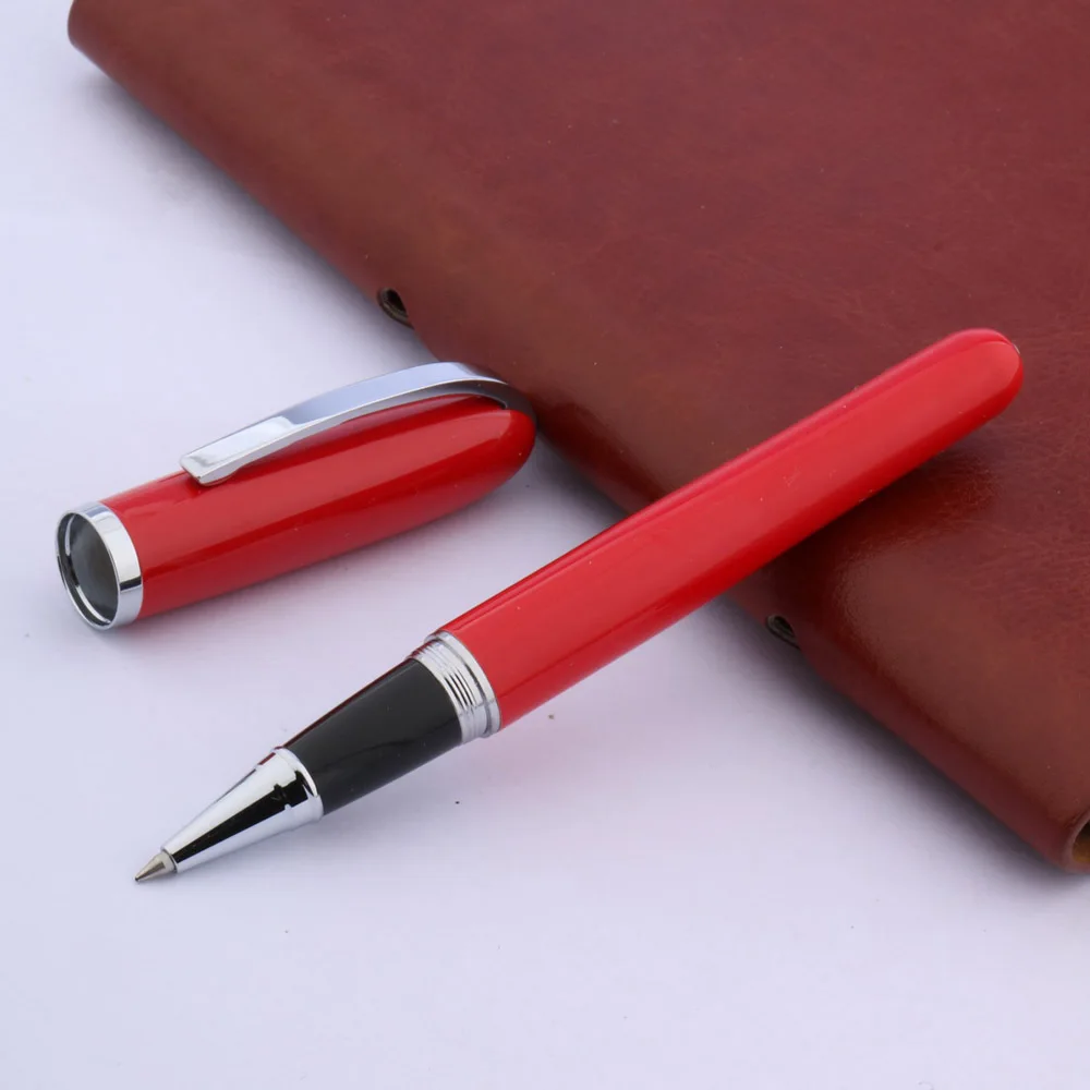 516 Държач за писалка в нов стил сребриста китайската червена дръжка-цветарство