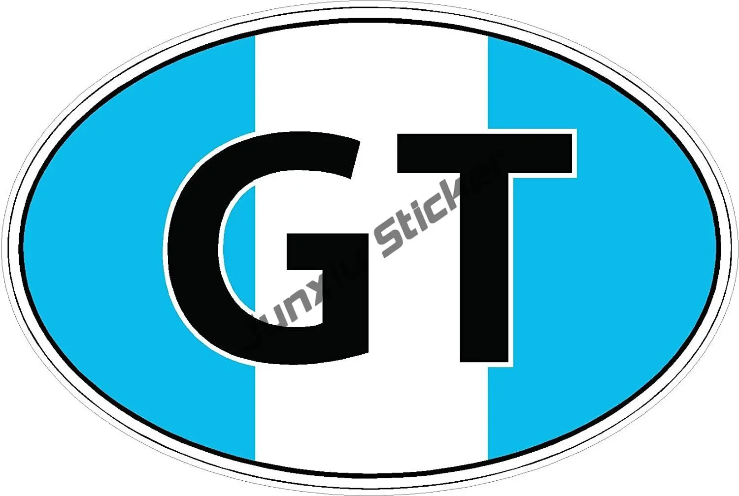 Стикер с Гватемала, Код на страната Гватемала, Стикер с флага GCA, Знак на Победата, Щит, Герб, Марка за пътуване, Автомобилни Аксесоари, Декорации