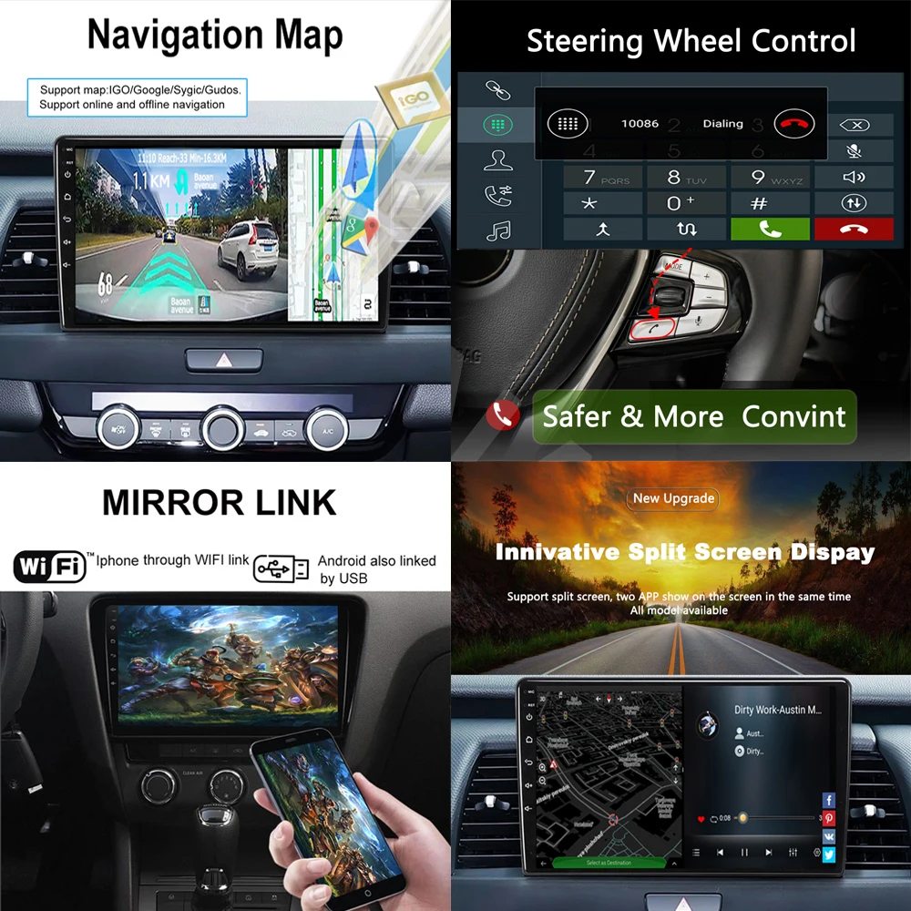 Радио, Мултимедиен плеър с Android на 13 за Chery Tiggo T11 2005 2006 2007 2008 - 2013 Авто IPS-екран Carplay Auto GPS Bluetooth 2Din