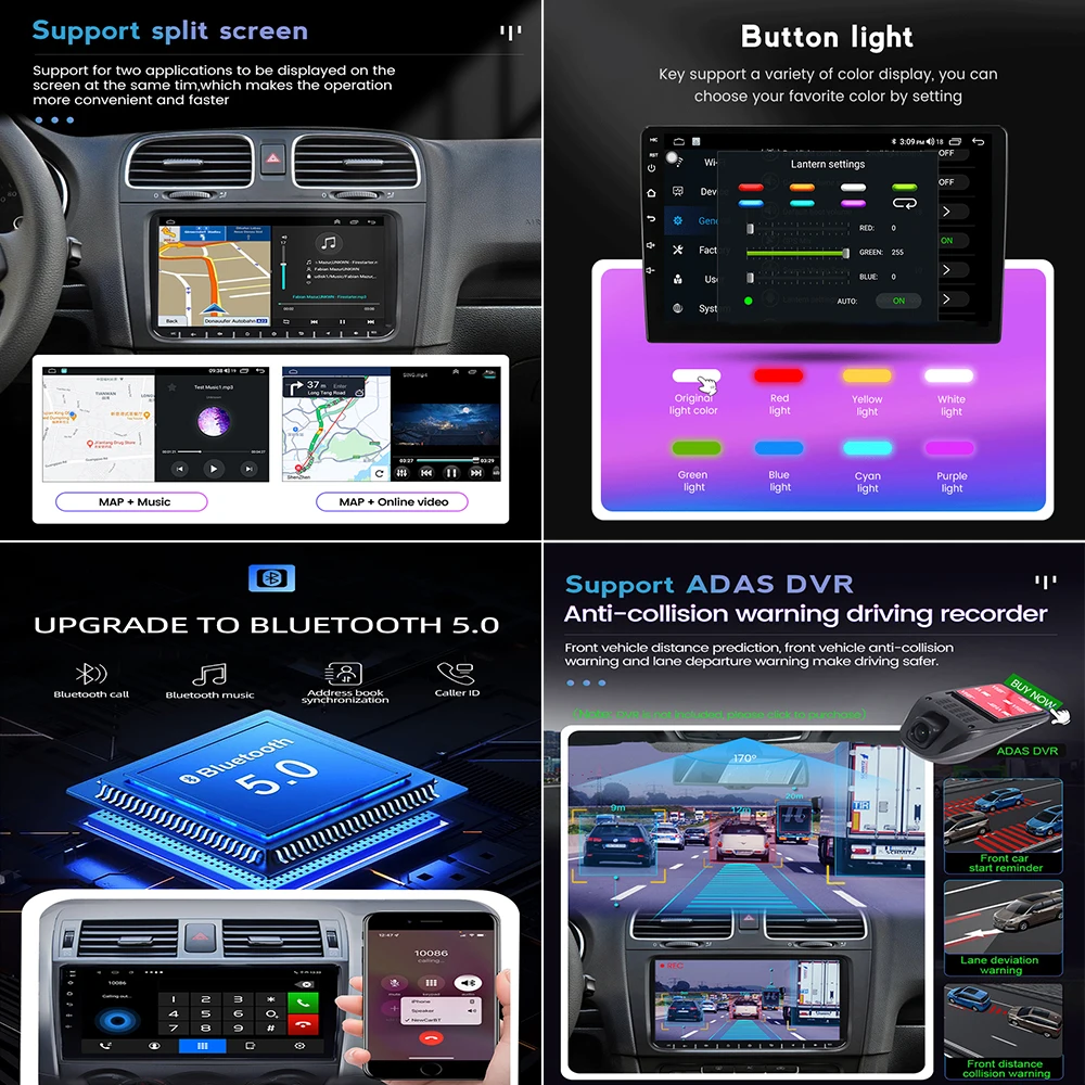 Автомобилно радио Android 13 За Honda City Grace 1 2014-2017 Мултимедиен Плейър GPS Навигация DSP БТ Carplay Стерео БЕЗ 2Din DVD