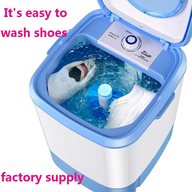 Многофункционална машина за измиване на обувки, домакински мини пералня, Машина за почистване на обувки Мързел