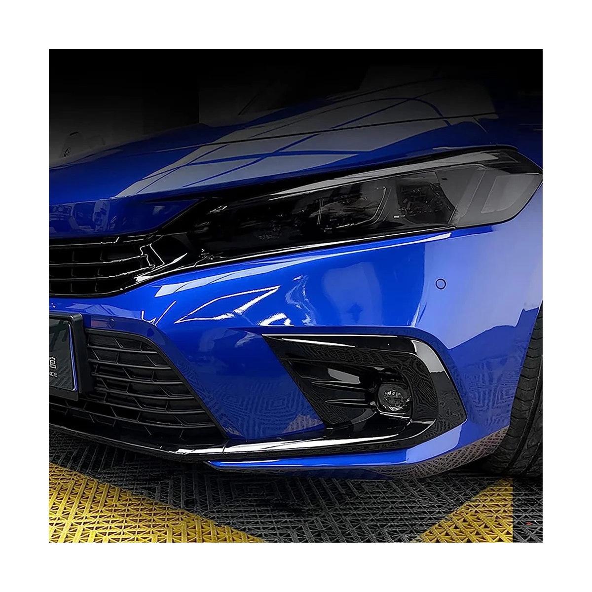 Автомобилна Предната Противотуманная светлината на Прожекторите, Тампон Върху Капака на Бронята, Защитна Декорация за Honda Civic 11Th Генерал 2022 2023 Аксесоари