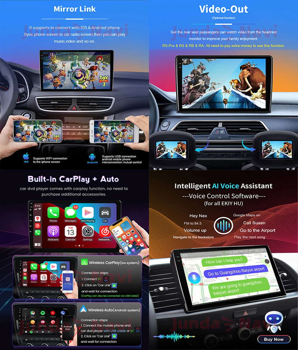9 Инча Android 13 За Mitsubishi Triton L200 2015-2020 Авто Радио Стерео ADAS Мултимедия WIFI GPS Навигация AHD DSP Видео QLED