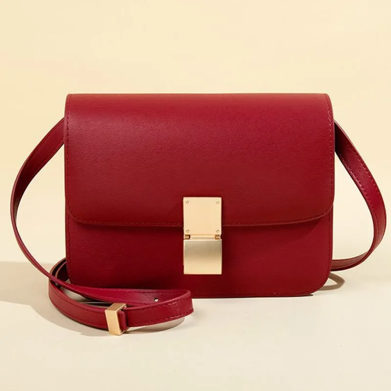 Висококачествена чанта-месинджър от естествена кожа, с едно рамо, универсална чанта през рамо, модерен дамски чанти за жени, качествени ежедневни портфейли