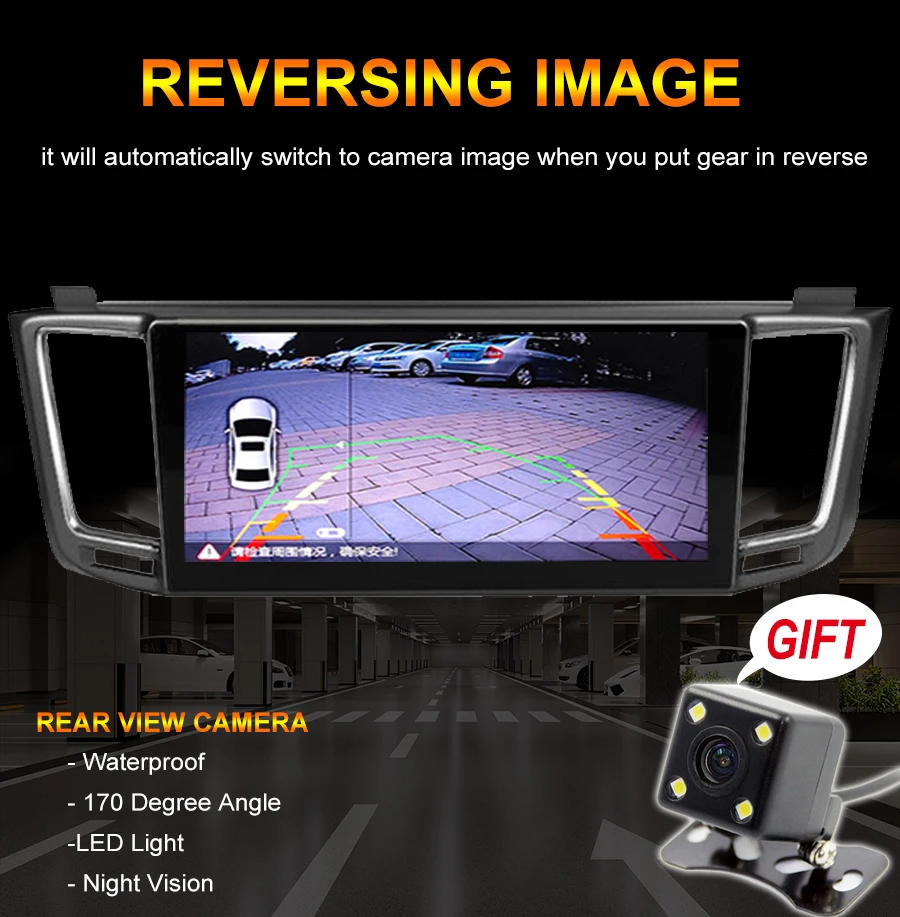 За Toyota RAV4 2015 2016 2013 2014 2Din Главното Устройство на Автомобила Радио Сензорен Екран на Android 13 Всички В Един Мултимедиен Плейър GPS Carplay