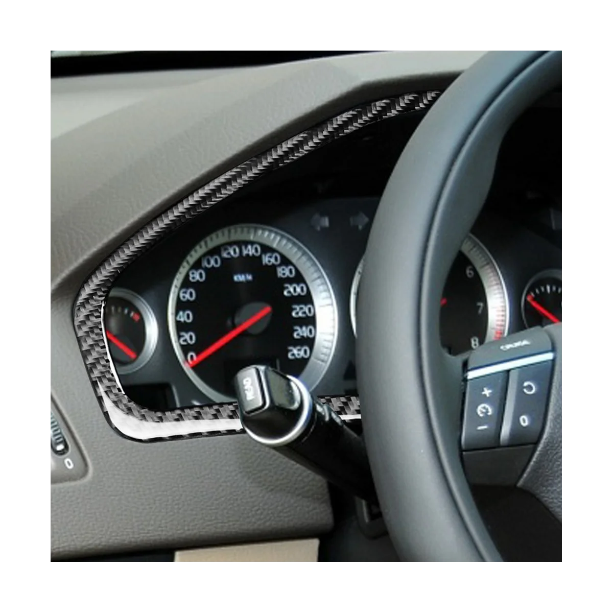 Таблото, Измерване на скоростта, Тампон на дограма, Декоративни стикер от Въглеродни влакна за Volvo XC90 2003-2014 Аксесоари