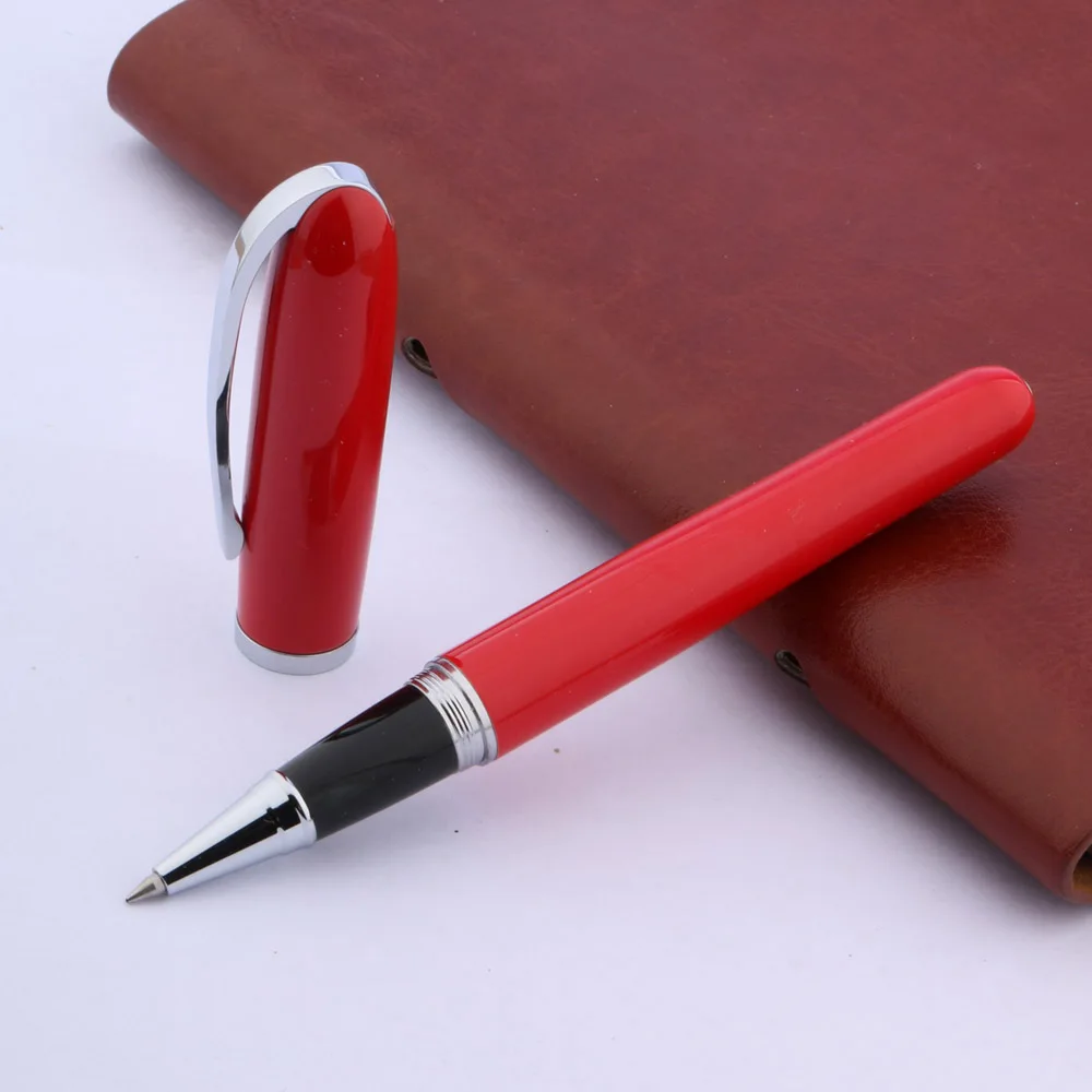 516 Държач за писалка в нов стил сребриста китайската червена дръжка-цветарство
