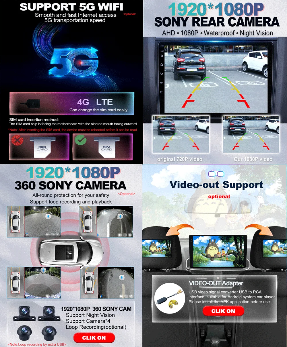 За KIA Sportage 3 2010-2016 4G WIFI CarPlay Android Радио Мултимедиен плеър 2Din GPS Навигация За Авторадио Стерео Главното устройство