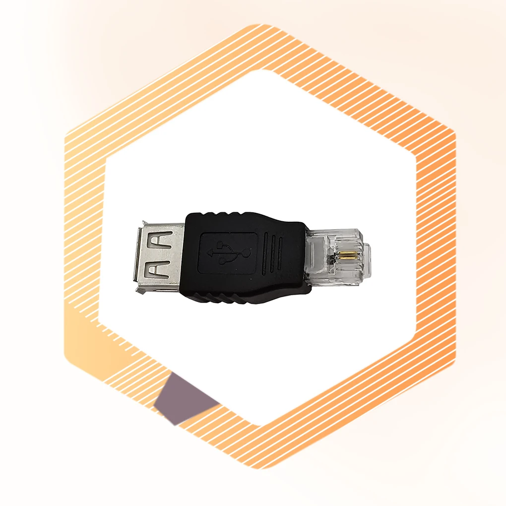 2/3/5 Издръжлив и лесен конектор RJ11 за свързване към USB Лесни за инсталиране материали USB 2 0 USB Конектор за свързване към RJ11