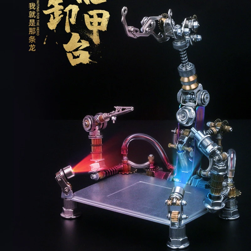 16 см, Метална ръчна парти, Модерен 3D Триизмерна Събрани играчки, Китайски стил, модел на робот 1/12, Творческа колекция, занаяти