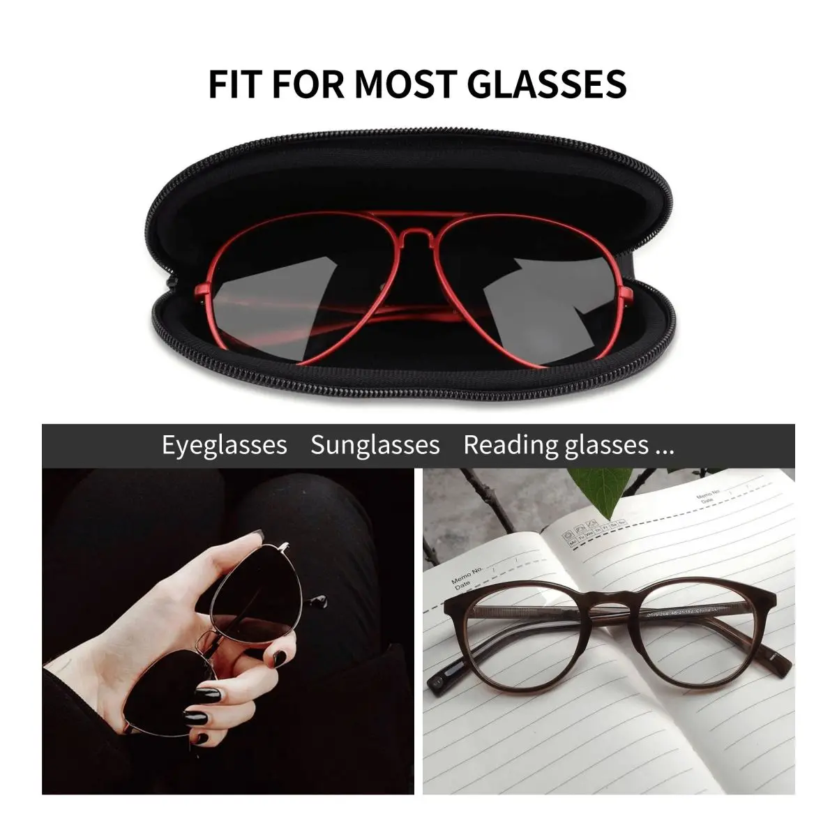 Калъф за очила, мек калъф за очила, защитни слънчеви очила, Света Тереза Лизье, кутия за очила