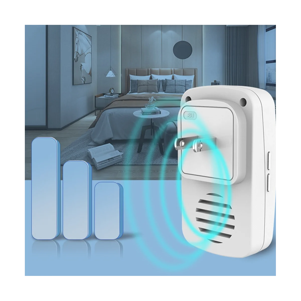 Комплект външно безжичен отвора на разговор с дистанционно управление на 300 М Home Welcome My Melody Ring звънец Plug EU
