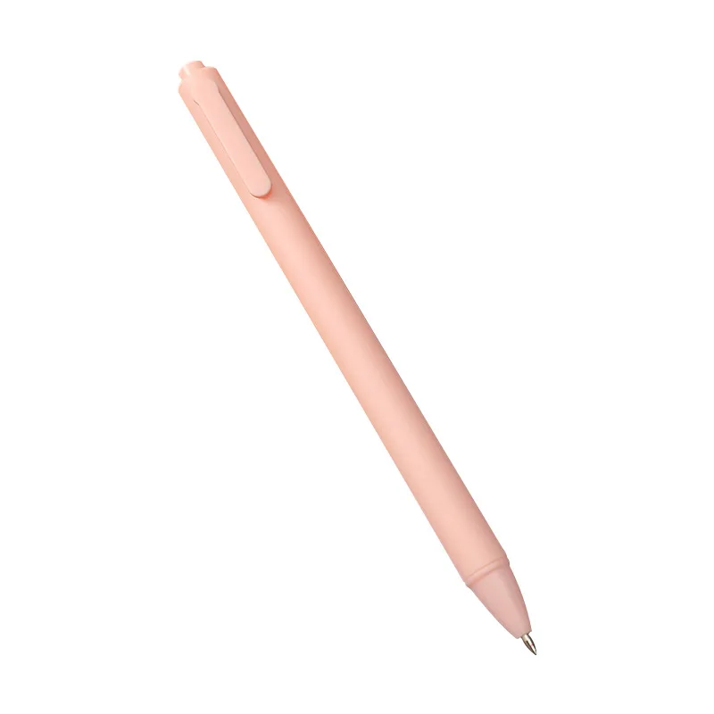 1 БР Черно мастило 0,5 мм Fine Point Simple Macaron Цвят Ръчни гел химикалки за писма, Канцеларски материали, Учебни пособия за студенти