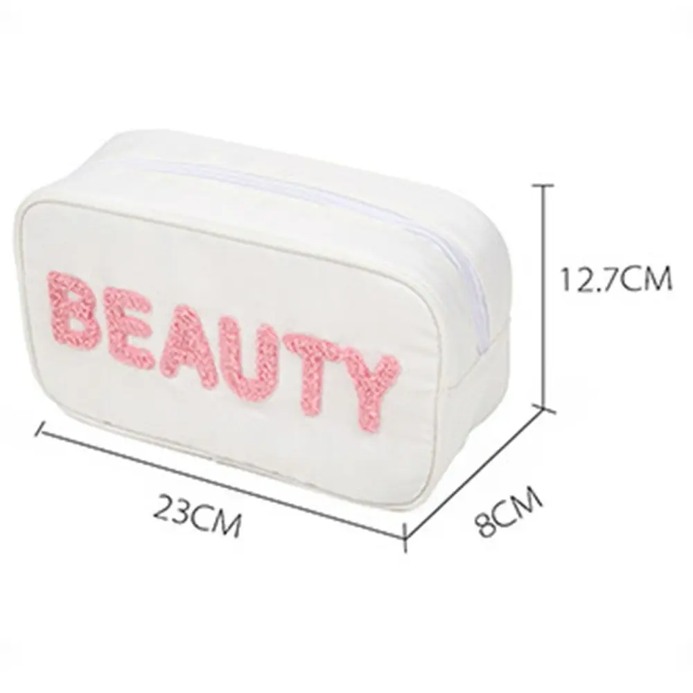 Косметичка голям капацитет, мултифункционална компактна кутия за съхранение на козметика, професионална дръжка, чанта за съхранение на тоалетни принадлежности с цип