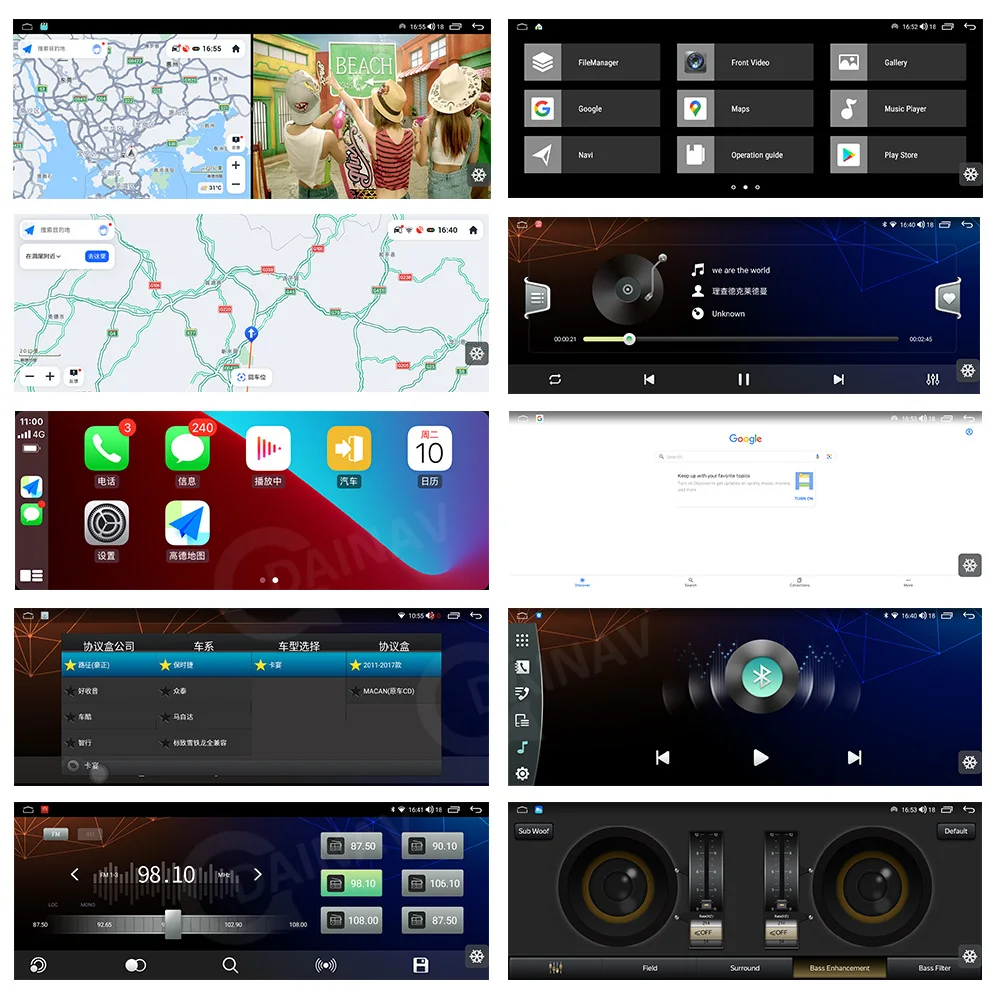 Радиото в автомобила на Android-мултимедиен плеър за Land Rover Range Rover Evoque L551 L538 2012 2013-2019 контролен Панел климатик Сензорен HD-екран,