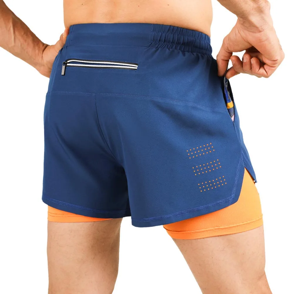 Модерен двуцветен скъсяване на панталони с еластичен ластик в талията, подплатени удобни панталони за джогинг за фитнес и пеша