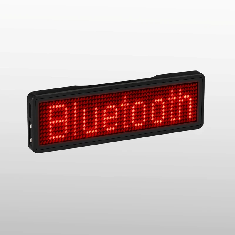 Led икона с името на Bluetooth, Акумулаторна Светлинна табела, Програмируеми обяви превъртане, тип 2