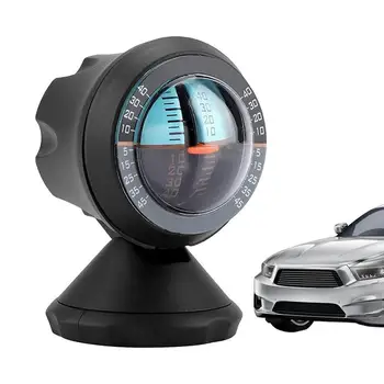 Авто компас, измерване на ъгъла на наклона на автомобила, измерител на нивото на автомобила, балансировщик наклон, уличен многофункционален измерване на ъгъла на наклона